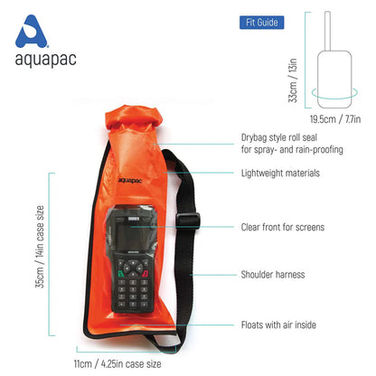 Stormproof VHF Radio Case - Orange